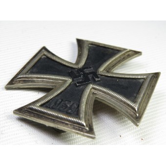 1 ° classe Croce di Ferro in scatola di emissione Klein & Quenzer A.G. Contrassegnato 65. Espenlaub militaria